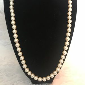 Monet hand-tied pearls